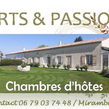 Arts & Passion Bed and Breakfast Mirambeau  Εξωτερικό φωτογραφία