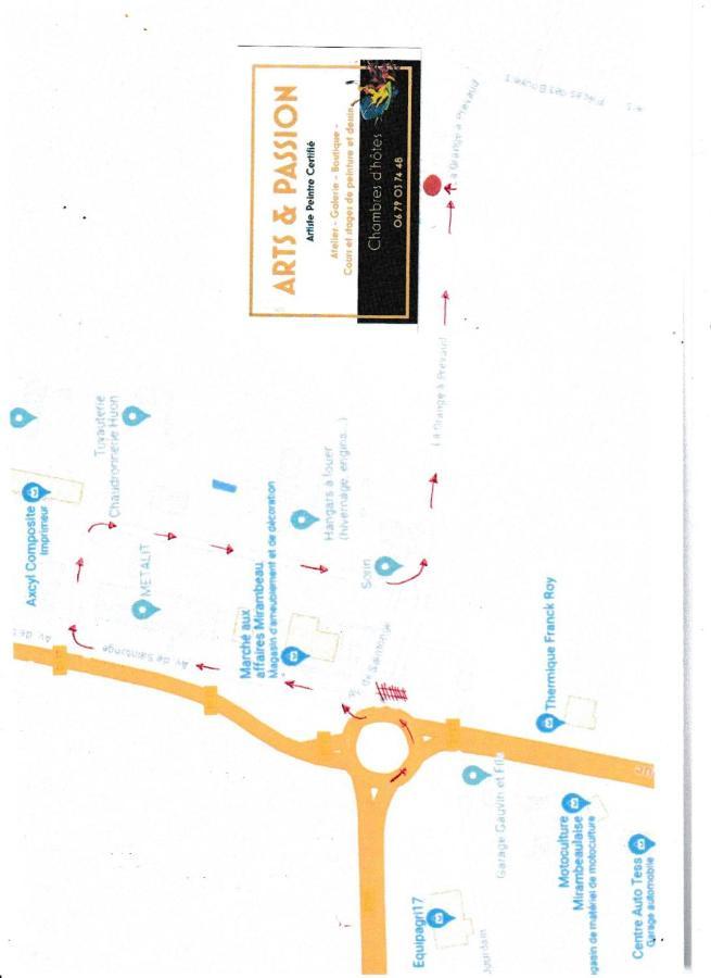Arts & Passion Bed and Breakfast Mirambeau  Εξωτερικό φωτογραφία